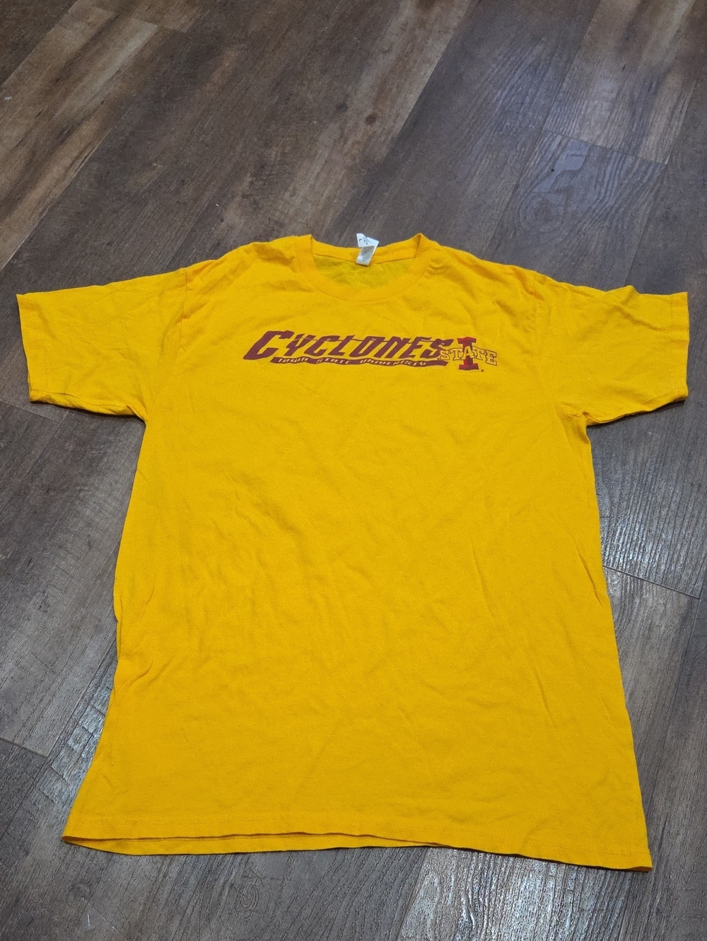 Iowa State Cyclones Graphic Tee - Yellow Short Sleeve Men’s Shirt